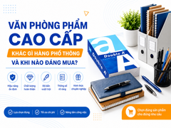 Văn phòng phẩm cao cấp: Khác gì hàng phổ thông và khi nào đáng mua?