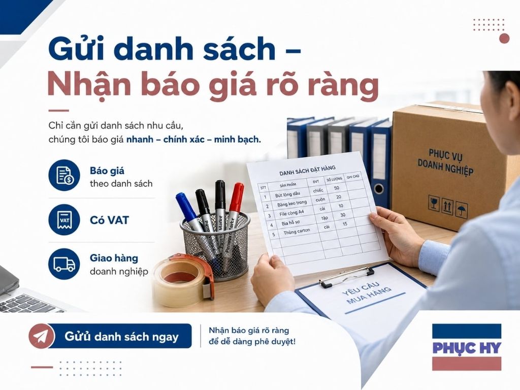 Báo giá bút lông dầu văn phòng cho doanh nghiệp