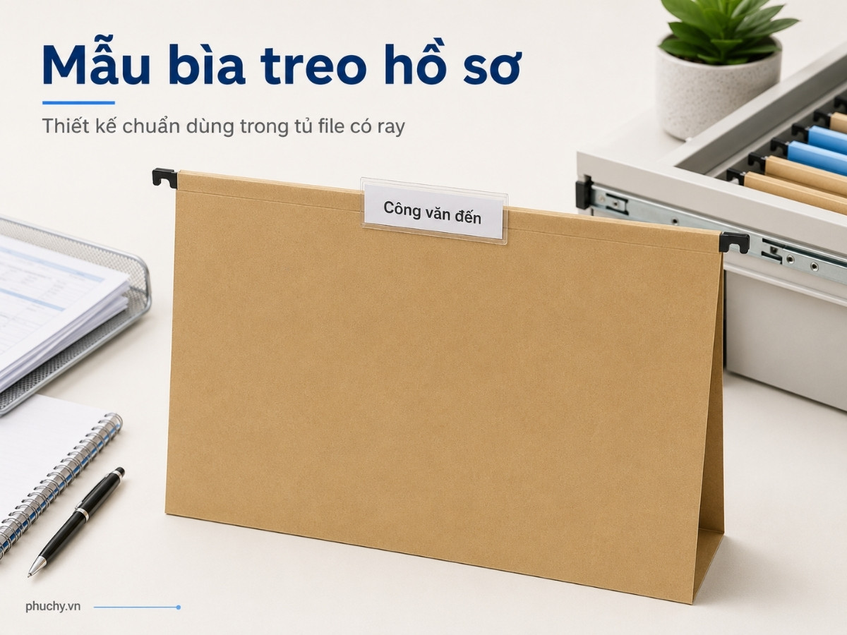 Bìa treo là gì và cách dùng trong tủ hồ sơ văn thư