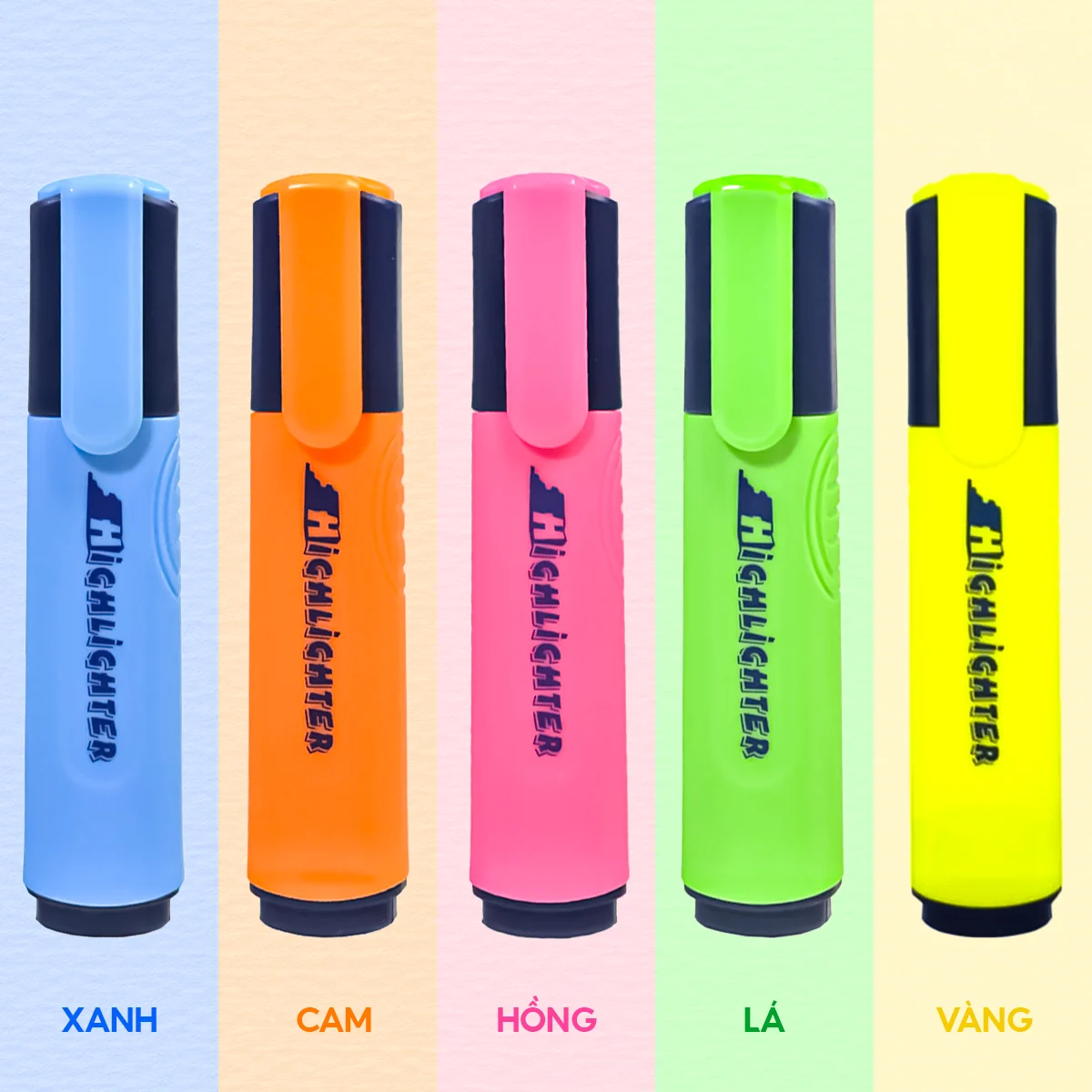 Bút dạ quang Thiên Long HL-012 nhiều màu