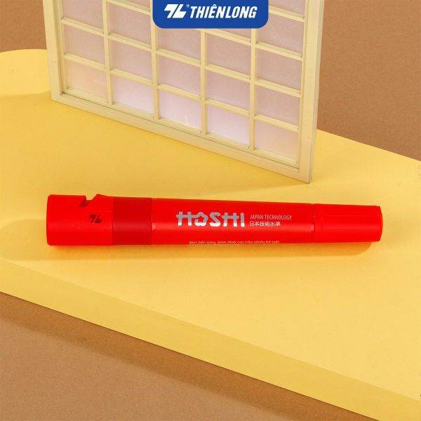 Bút lông dầu Hoshi Thiên Long PM-021/HS mực đỏ