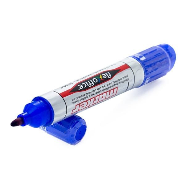 Bút lông dầu mực xanh FlexOffice FO-PM011