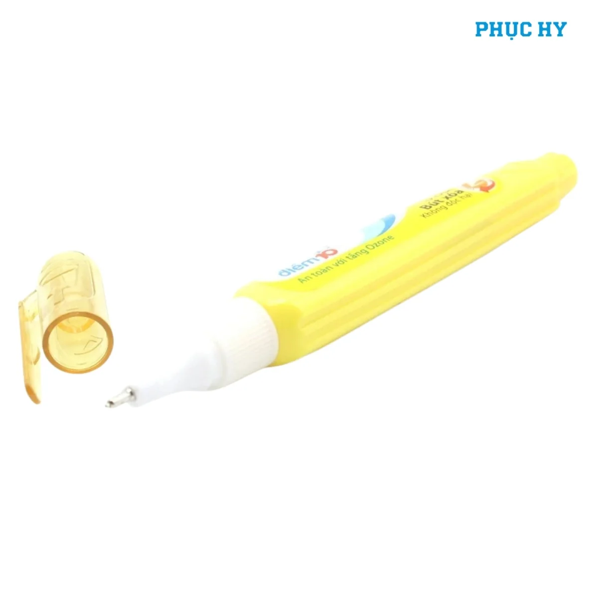 Bút xóa Điểm 10 TP-CP04 3ml màu vàng mở nắp