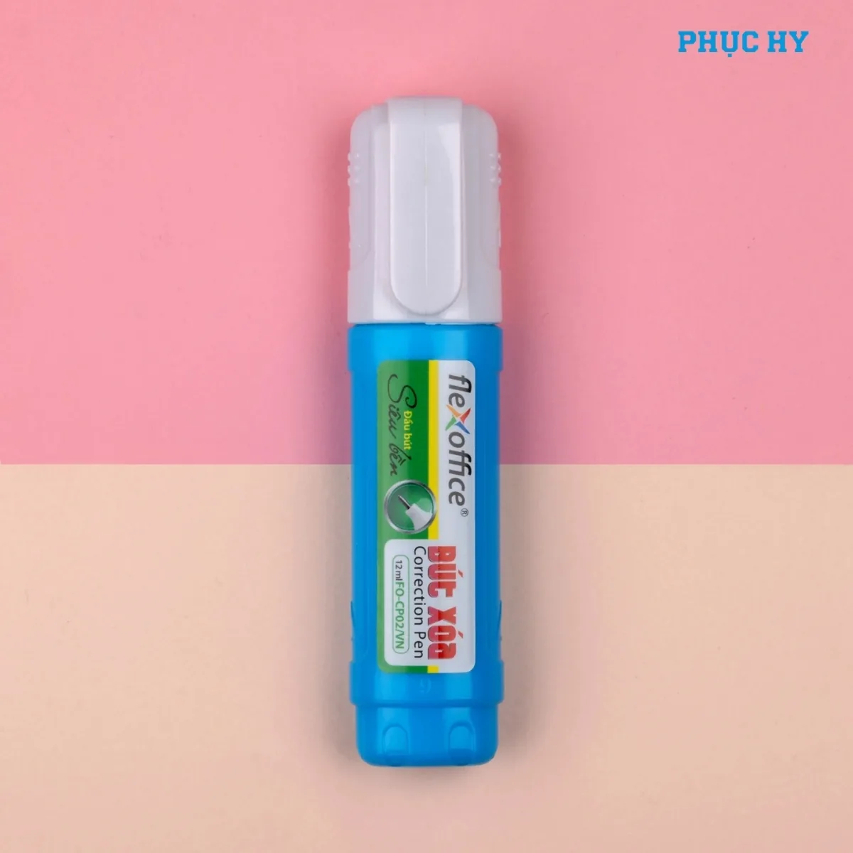 Bút xóa nước FlexOffice FO-CP02/VN 12ml màu xanh dương