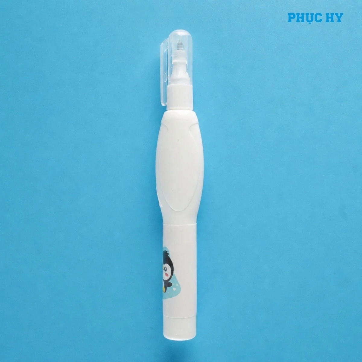 Bút xóa nước Thiên Long CP-015 5ml thân trắng trên nền xanh