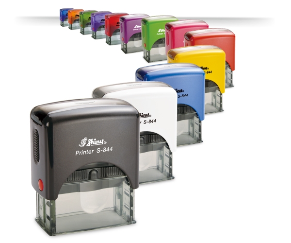 Các mẫu con dấu self-inking Shiny sử dụng đệm mực tích hợp