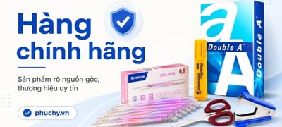 Cam kết phân phối văn phòng phẩm chính hãng