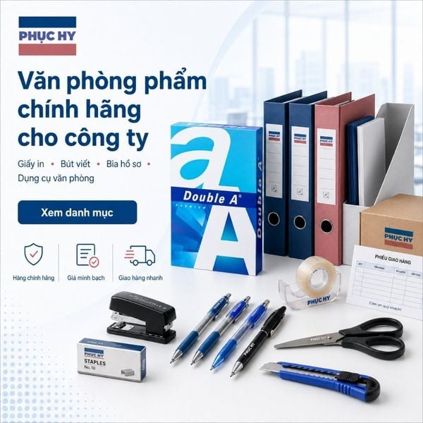 Danh mục văn phòng phẩm