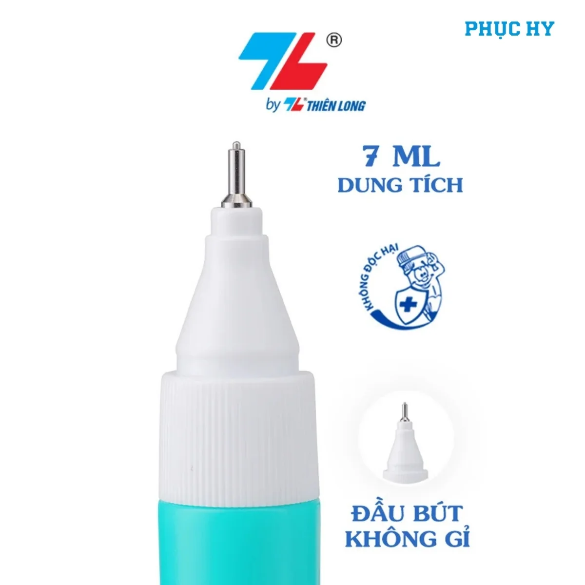 Đầu bút kim loại không gỉ Thiên Long CP-05 7ml