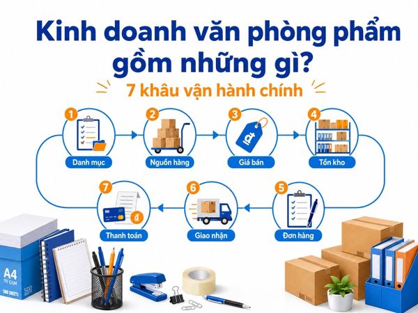 Kinh doanh văn phòng phẩm gồm những gì?