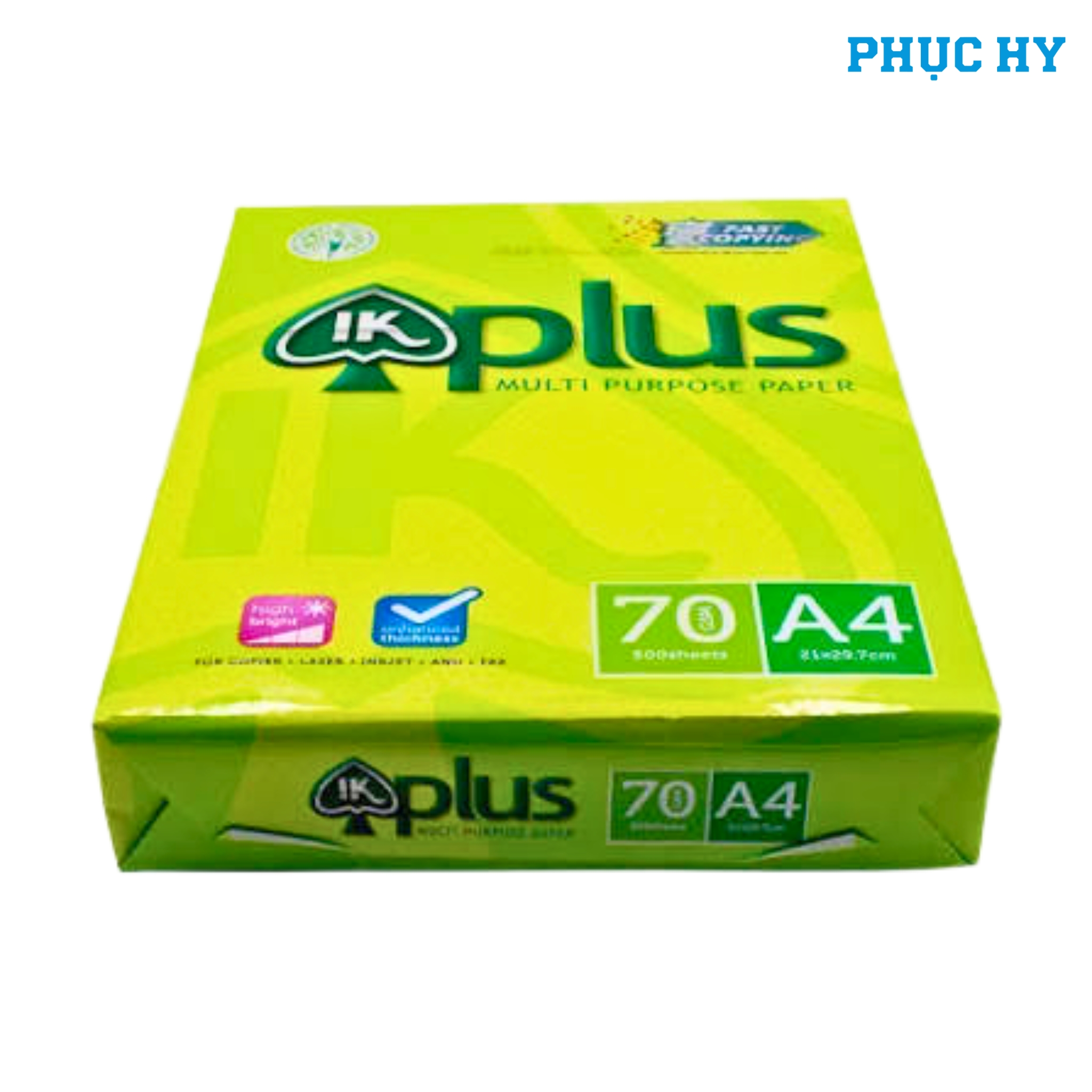 Giấy IK Plus A4 70gsm định lượng 70 g/m²