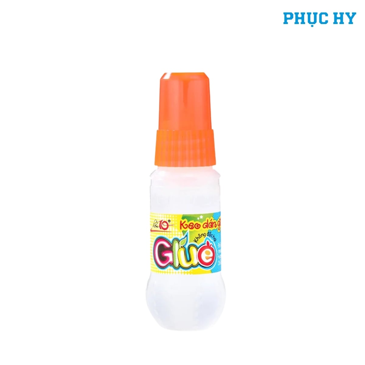 Keo dán giấy Điểm 10 G-015 15ml chai đơn nắp cam