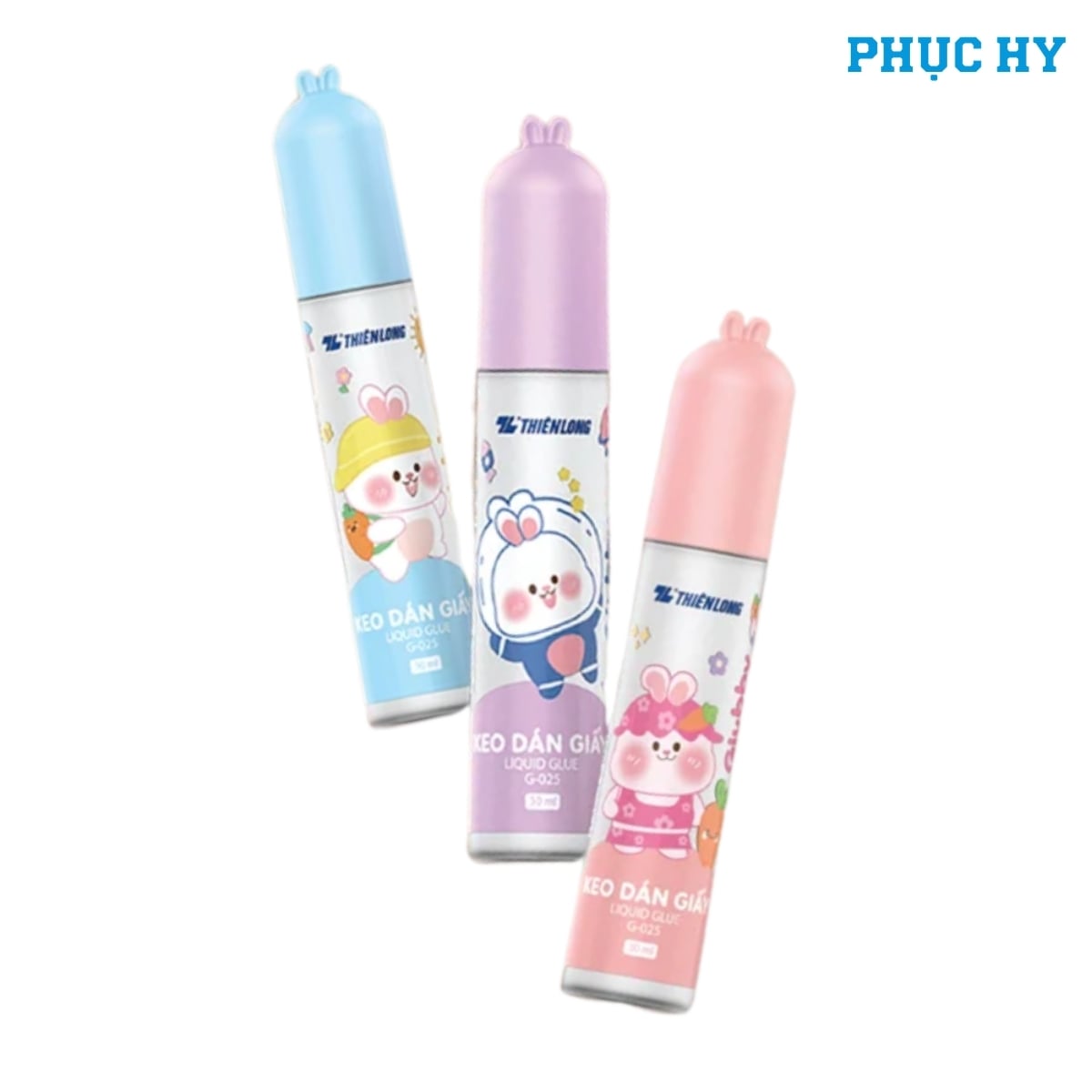 Keo dán giấy Glubby Thiên Long G-025 dạng lỏng trong suốt