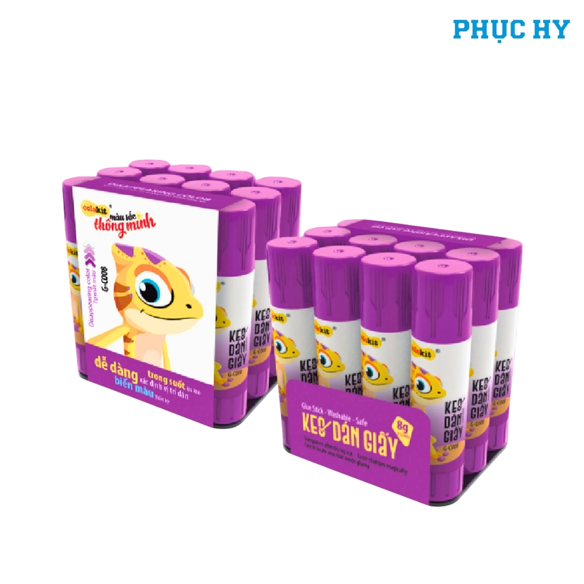 Khay trưng bày nhiều thỏi keo khô Colokit G-C008 8g