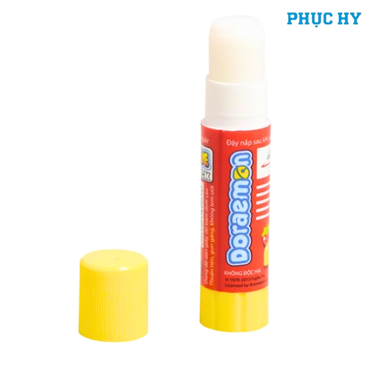 Keo khô Điểm 10 Doraemon TP-G011/DO 8g mở nắp lộ lõi keo trắng