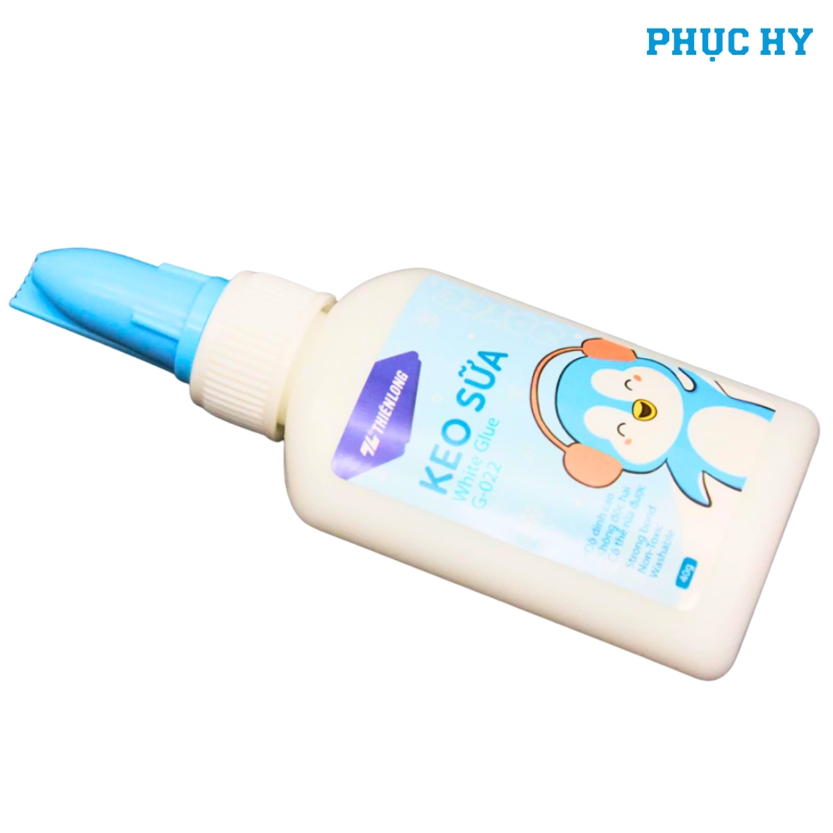Keo sữa Thiên Long G-022 40 ml mở nắp đầu quét