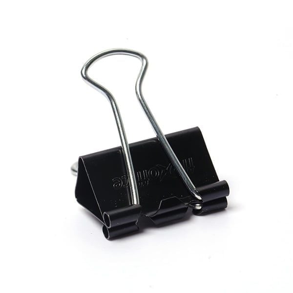 Kẹp bướm 25mm FO-DC03 – double clip cỡ vừa-lớn, kẹp 25–30 tờ A4.