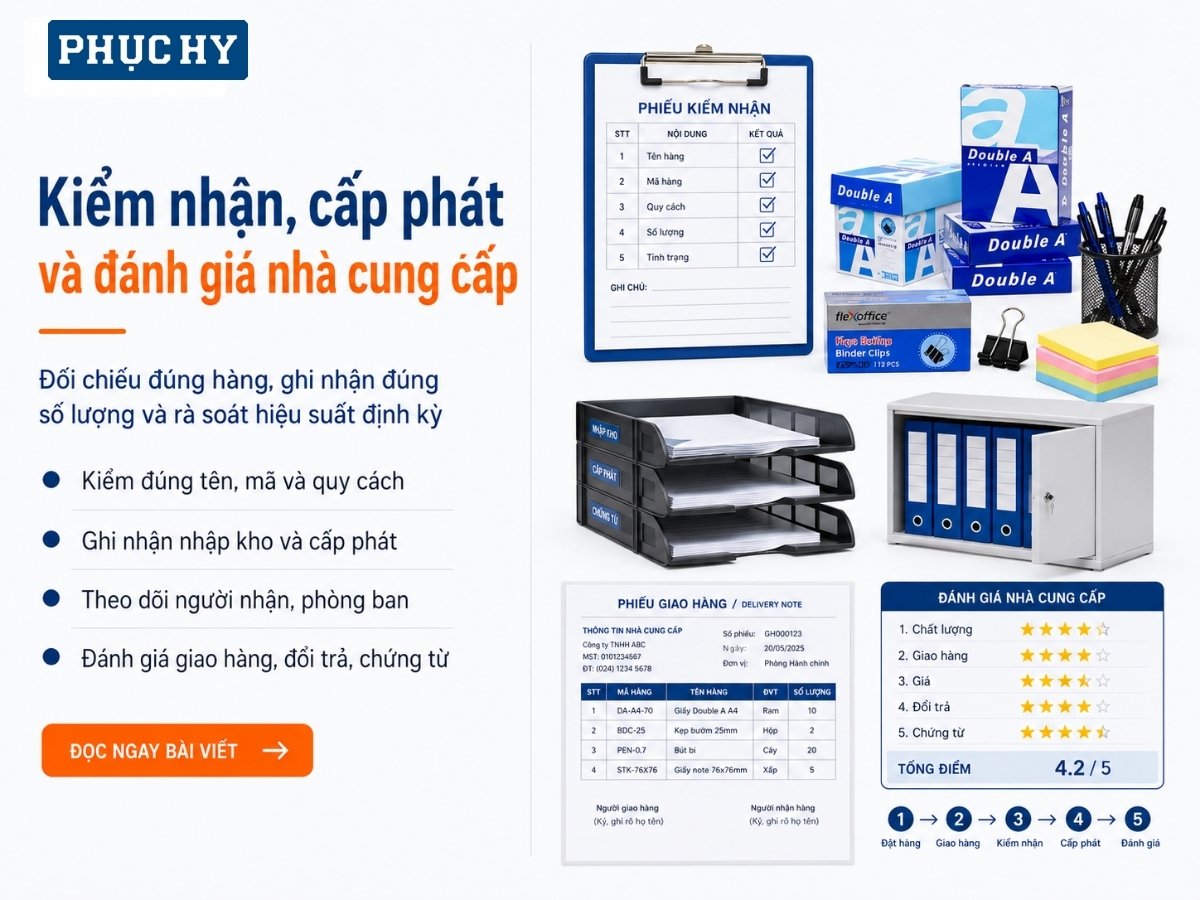 Quy trình kiểm nhận cấp phát và đánh giá nhà cung cấp