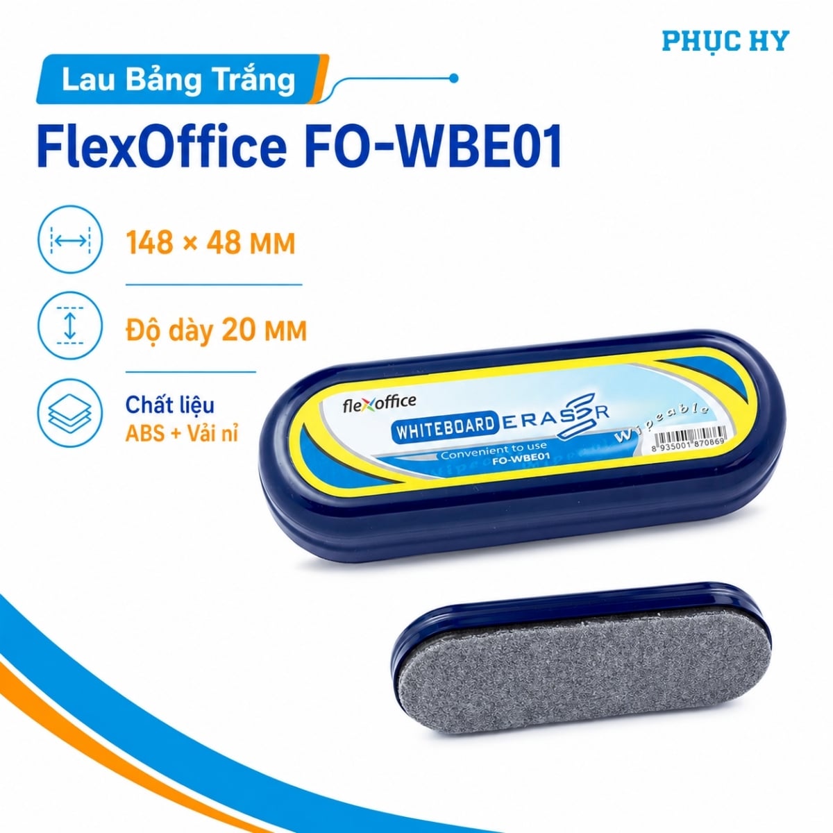 Lau bảng trắng FlexOffice FO-WBE01 chính hãng Thiên Long