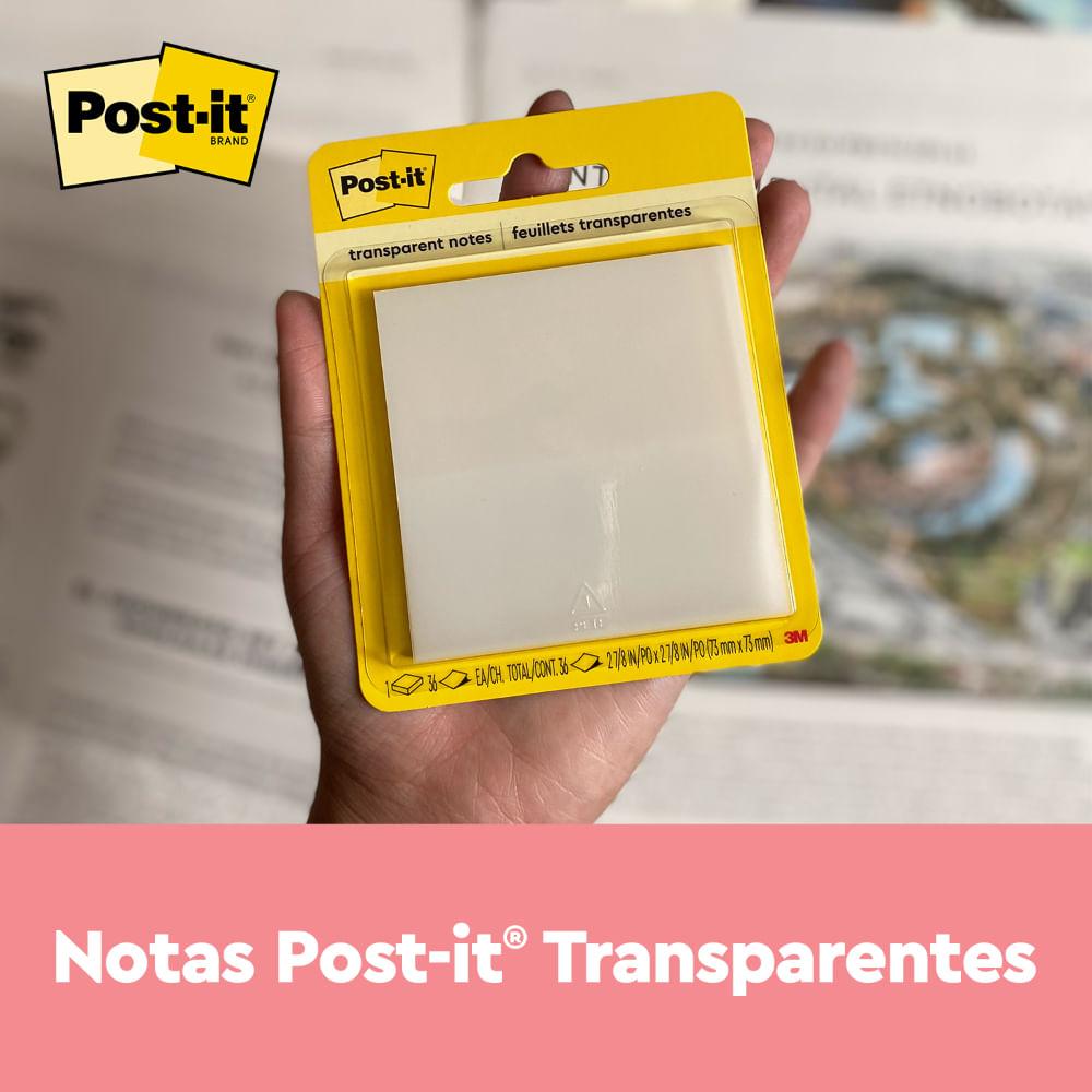 Post-it Transparent Notes trong suốt dùng để ghi chú trên tài liệu