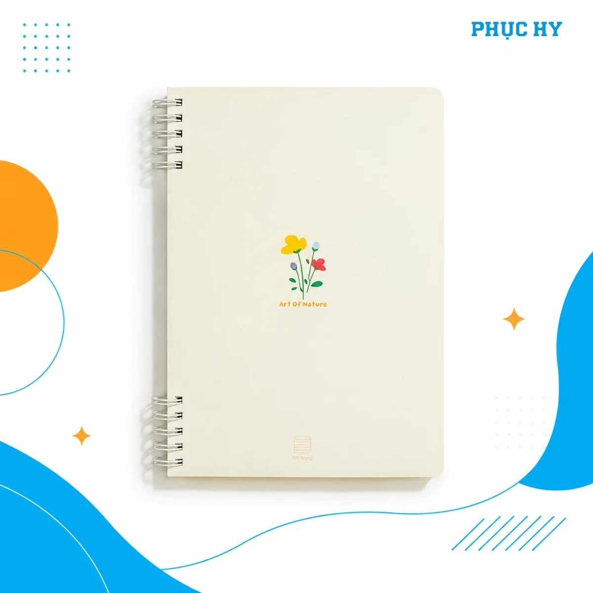 Sổ lò xo A5 Thiên Long MB-019 mẫu bìa màu kem