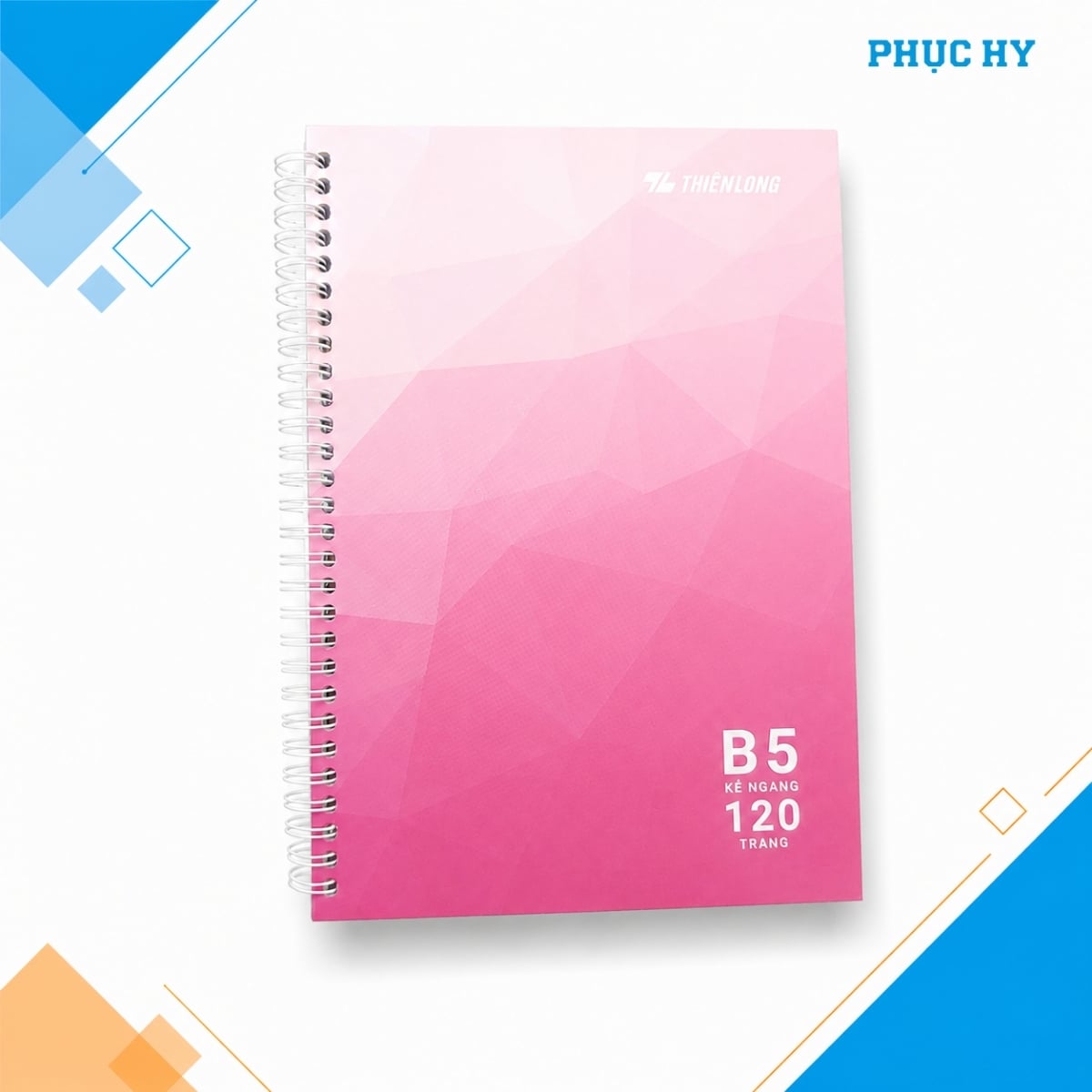 Sổ lò xo ngang B5 Thiên Long MB-012 kẻ ngang 120 trang