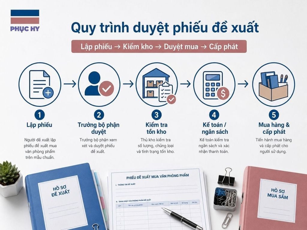 Quy trình duyệt phiếu đề xuất