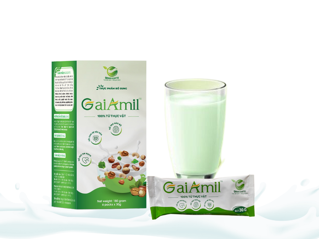 Sữa GaiAmil: Dinh Dưỡng Thực Vật Cao Cấp Cho Trí Não, Xương Khớp và Trái Tim Khỏe