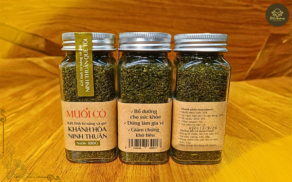 Muối Cỏ Ninh Thuận – Tinh Hoa Gia Vị Thảo Mộc Tự Nhiên Từ Miền Nắng Gió