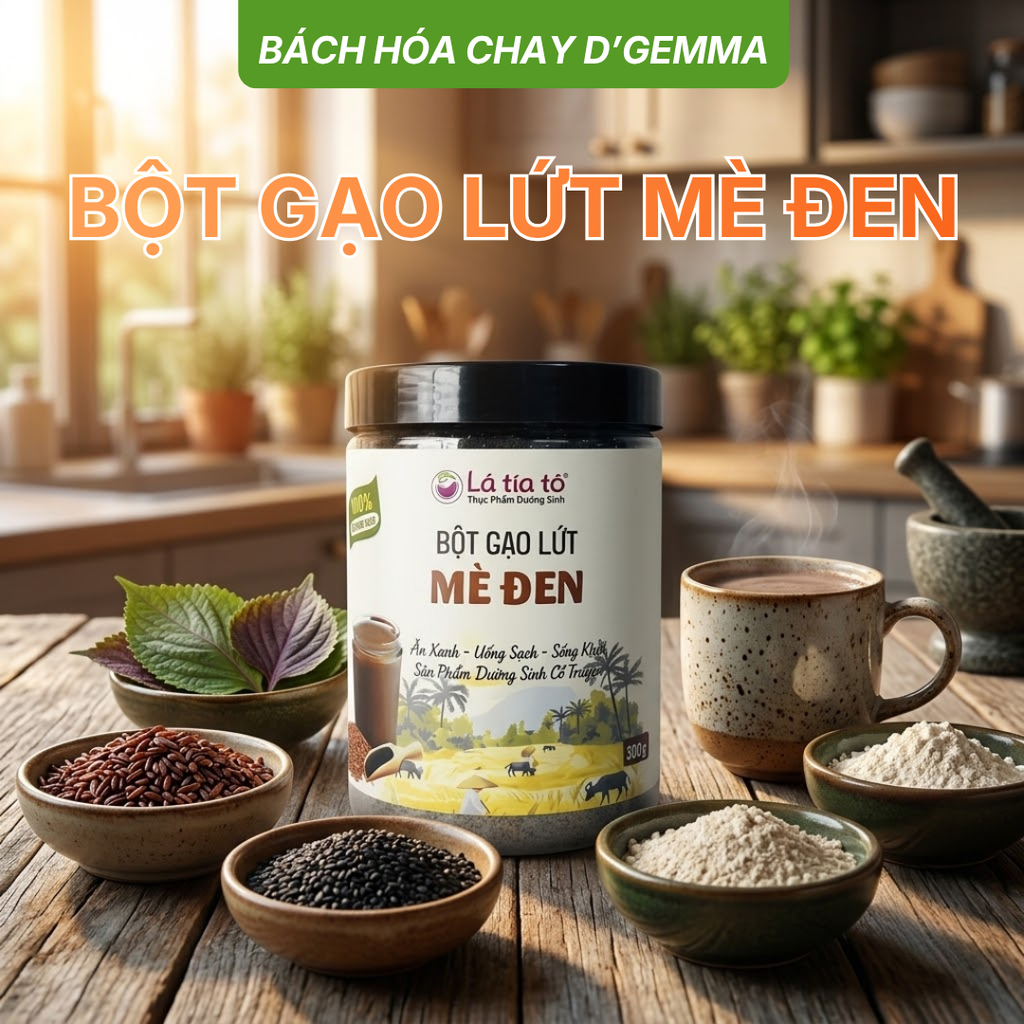Bột gạo lức mè đen có tác dụng gì? 10 Lợi ích cho sức khỏe ít người biết được