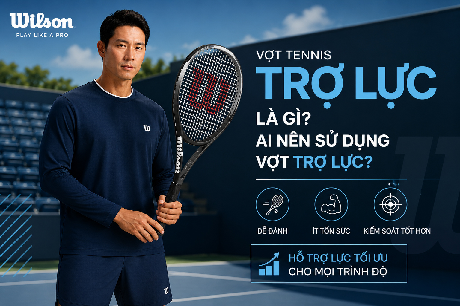 Vợt tennis trợ lực là gì? Ai nên sử dụng vợt tennis trợ lực?