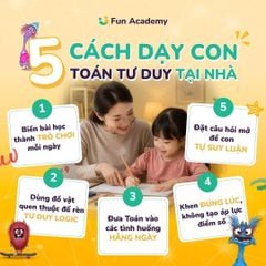 5 cách dạy con Toán tư duy tại nhà