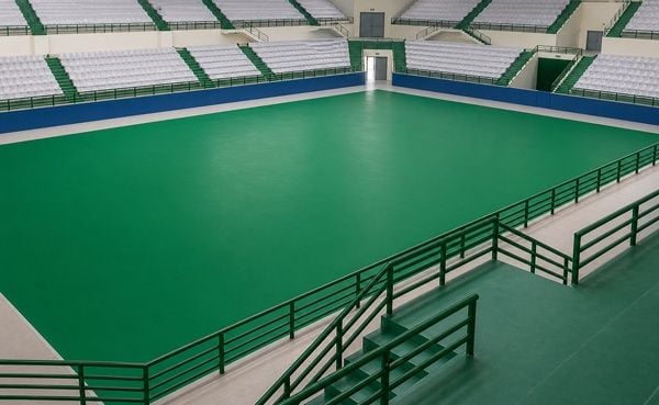 THI CÔNG SÀN VINYL THỂ THAO