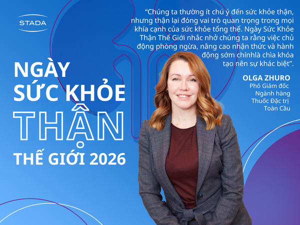 [Tin tức từ tập đoàn STADA] Ngày Sức Khỏe Thận Thế Giới 2026