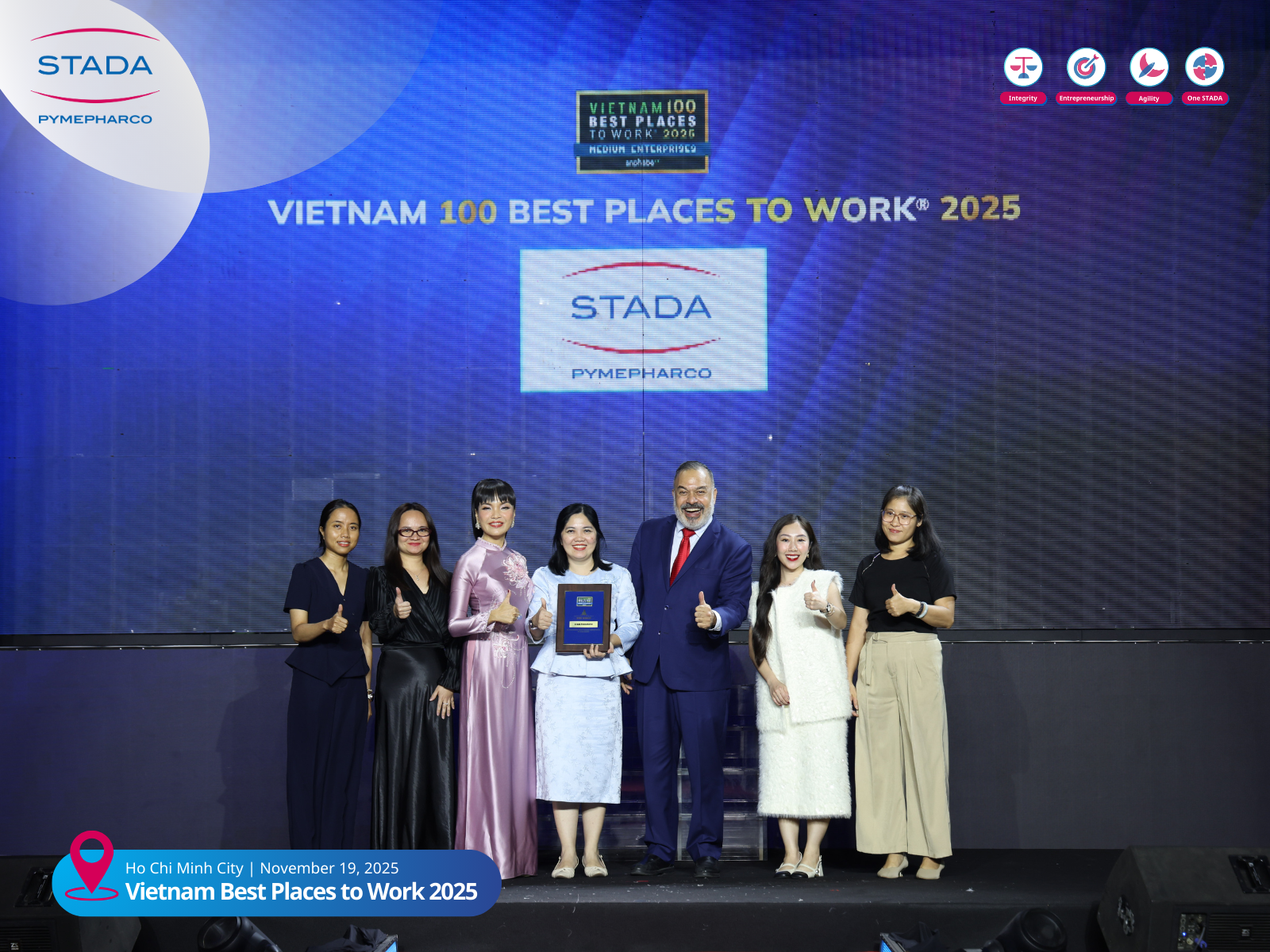 STADA Pymepharco Named Among Vietnam’s Top 3 Best Places to Work® 2025 | Healthcare & Pharmaceutical Sector