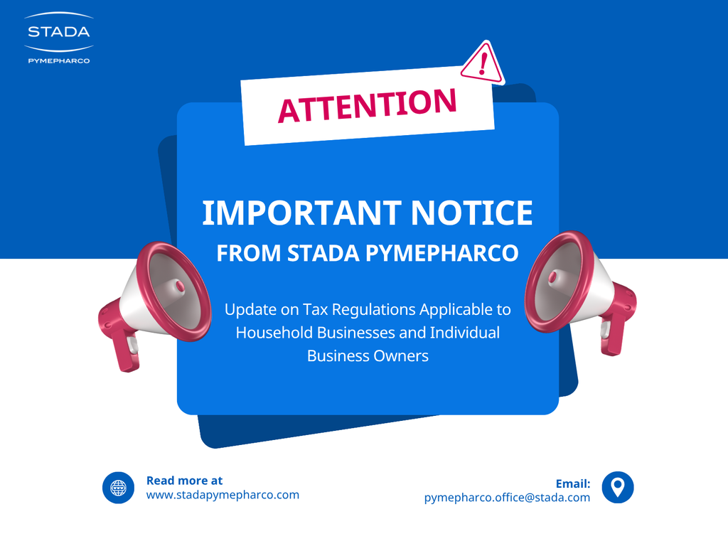 Important Notice: Update on Tax regulations applicable to Household businesses and Individual business owners