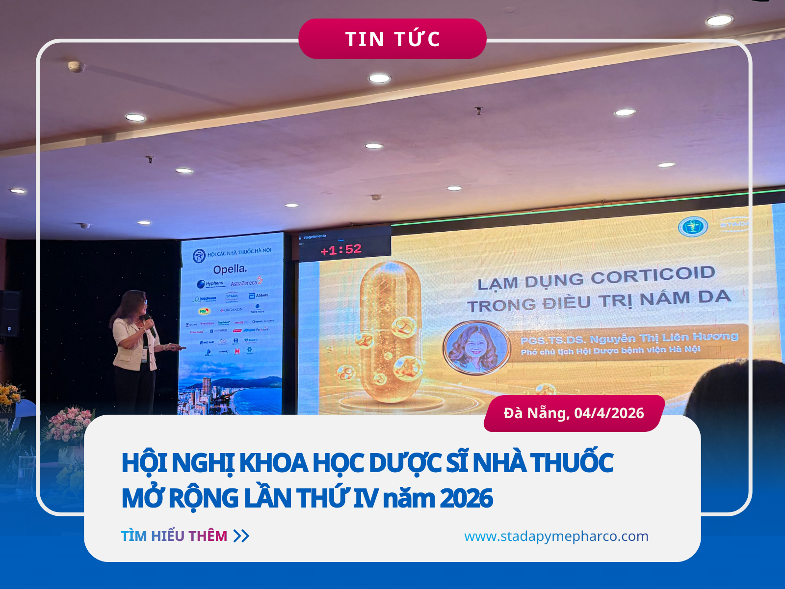 [Recap] STADA Pymepharco x VNCPA: Đồng hành nâng cao năng lực chuyên môn của đội ngũ dược sĩ nhà thuốc thông qua kiến thức thực tiễn & chăm sóc sức khỏe có trách nhiệm