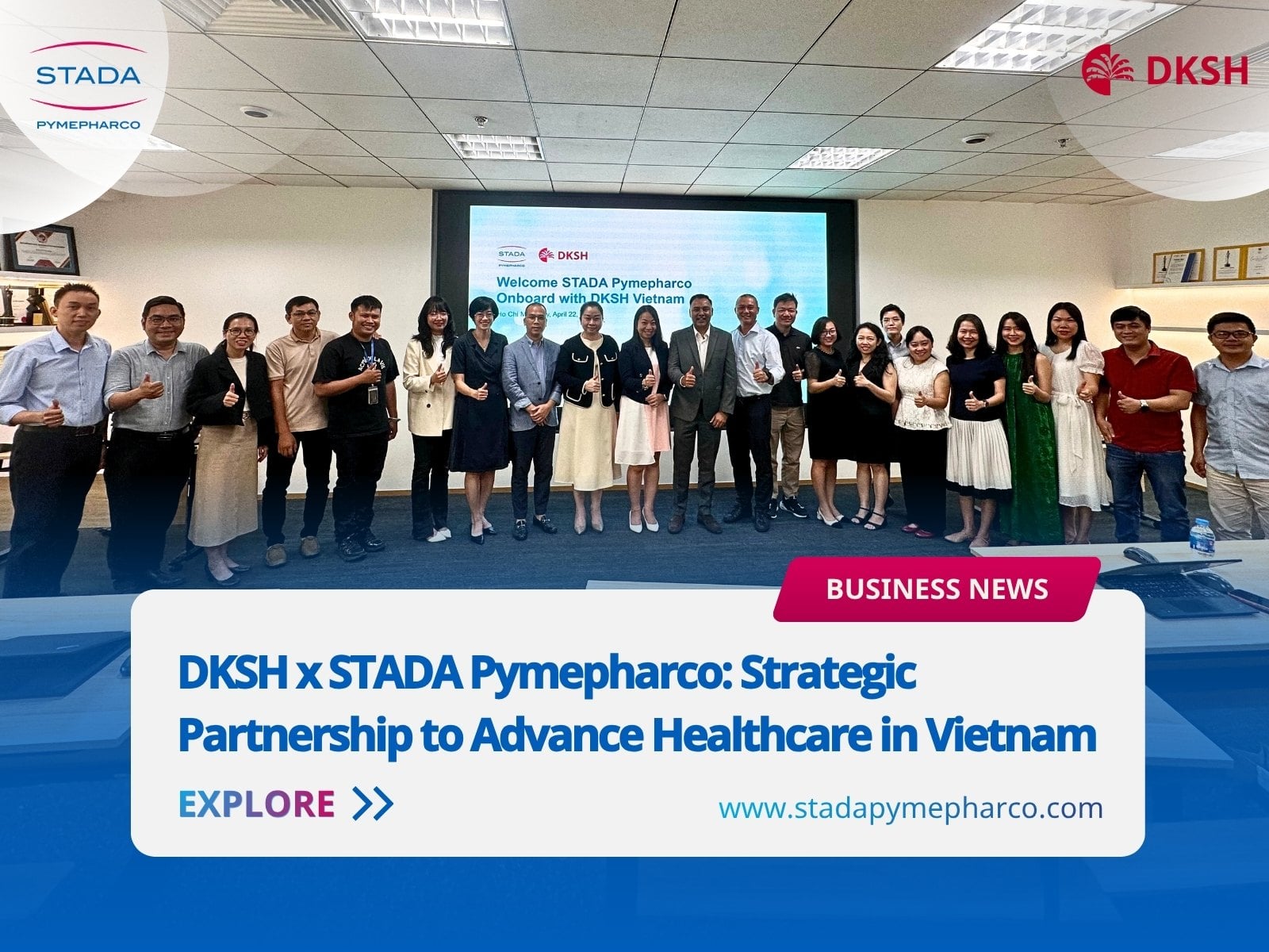 Media Release: DKSH and STADA Pymepharco Establish Strategic Partnership to Advance Health for Vietnamese consumers