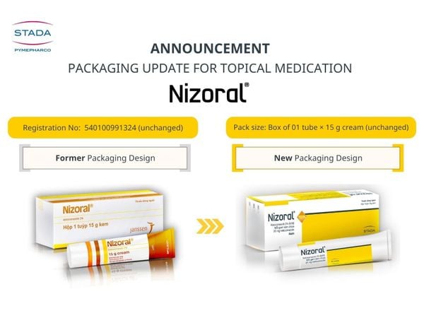 NIZORAL® Cream: Packaging Update – effective from January 26, 2026