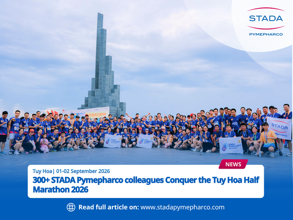 300+ STADA Pymepharco colleagues Conquer the Tuy Hoa Half Marathon 2026