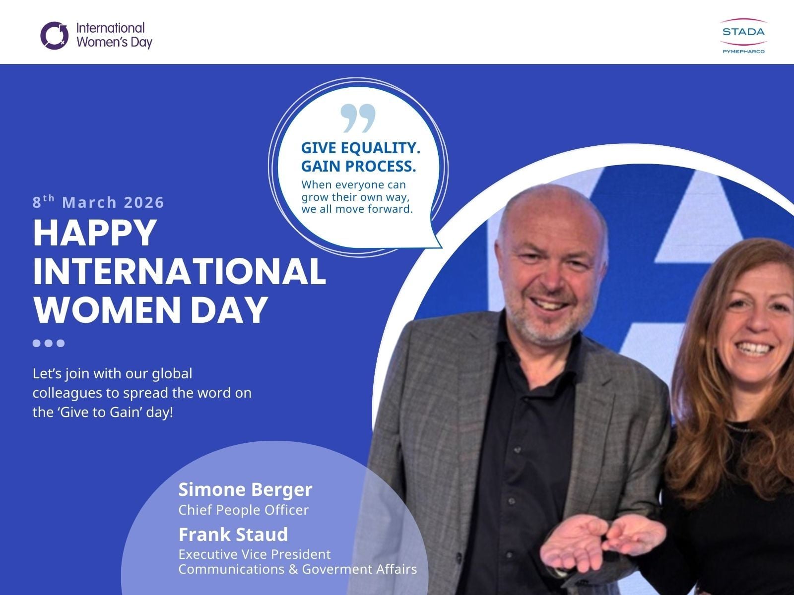 🌸 International Women’s Day 2026: Give to Gain ♀️