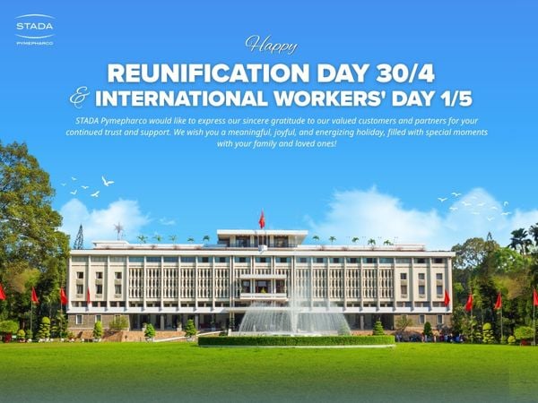 STADA Pympharco: Reunification Day (April 30th) and International Workers' Day (May 1st) 2026