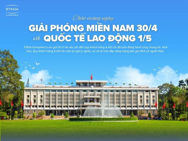 STADA Pymepharco: Chào Mừng Ngày Giải Phóng Miền Nam (30/4) và Quốc Tế Lao Động (1/5)