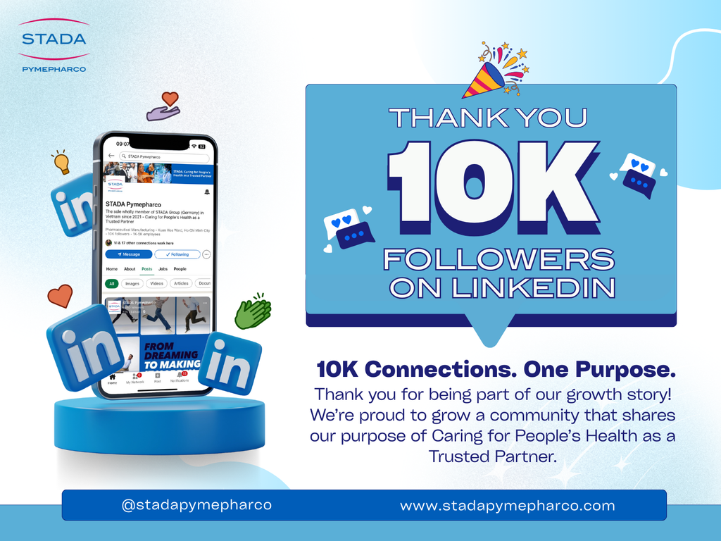 We’ve reached 10,000 FOLLOWERS on LinkedIn! Ten Thousand Connections. One Shared Purpose