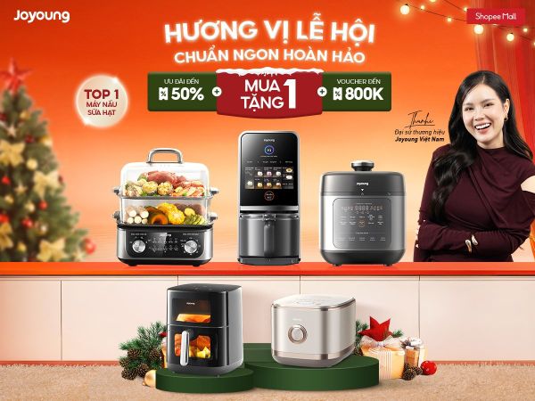 Săn Deal Gia Dụng Cuối Năm - Joyoung Ưu Đãi Hấp Dẫn