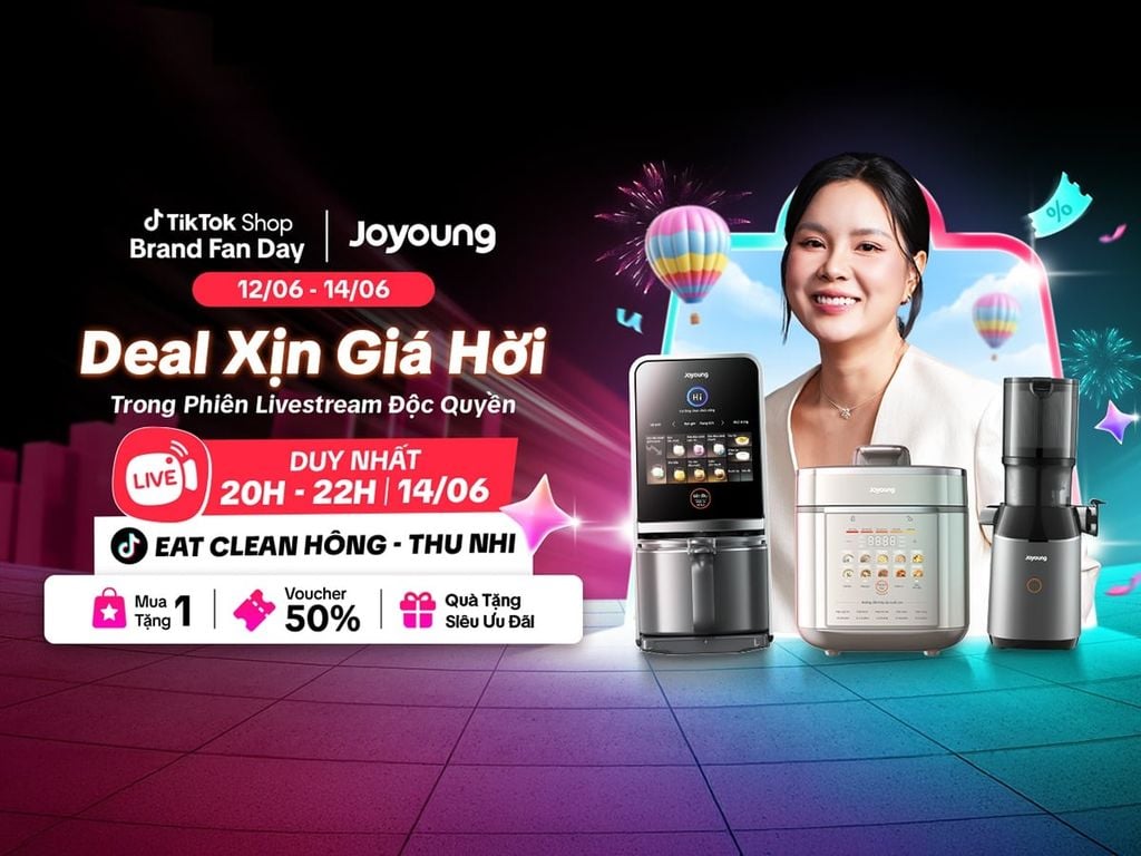 Loạt sự kiện Joyoung Brand Fan Day hấp dẫn trong Tháng 6