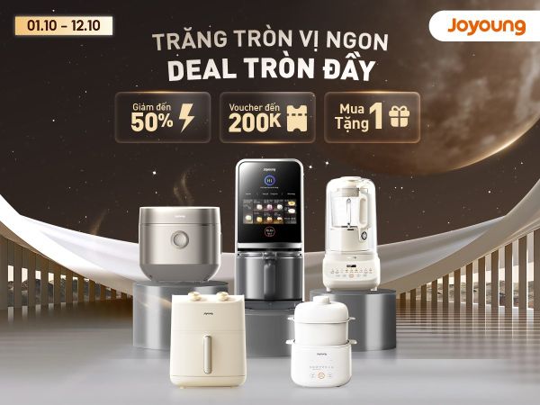 Deal Hot Tháng 10: Trung Thu Rộn Ràng - Săn Deal Joyoung Ngập Tràn