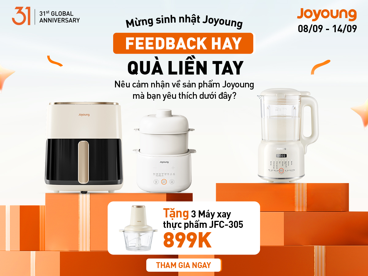 Mừng sinh nhật Joyoung: Feedback hay - Quà liền tay