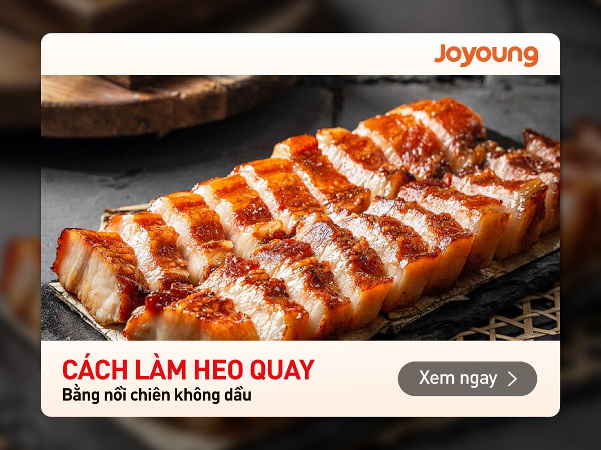Cách làm heo quay bằng nồi chiên không dầu giòn rụm, đơn giản