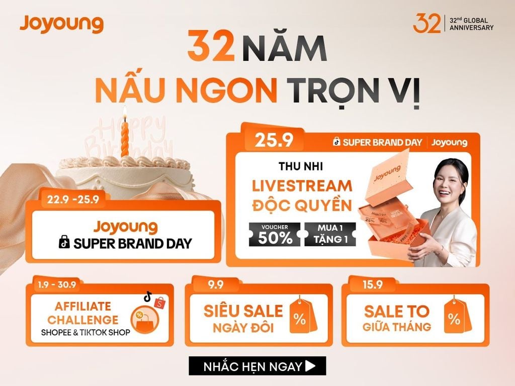 Chuỗi sự kiện tháng 9:  "Sinh nhật 32 năm Joyoung toàn cầu"